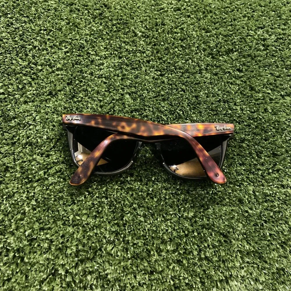 Vintage Classic 80’s Ray-Ban B&L Wayfarer II Sunglasses Tortoise Brown USA Made